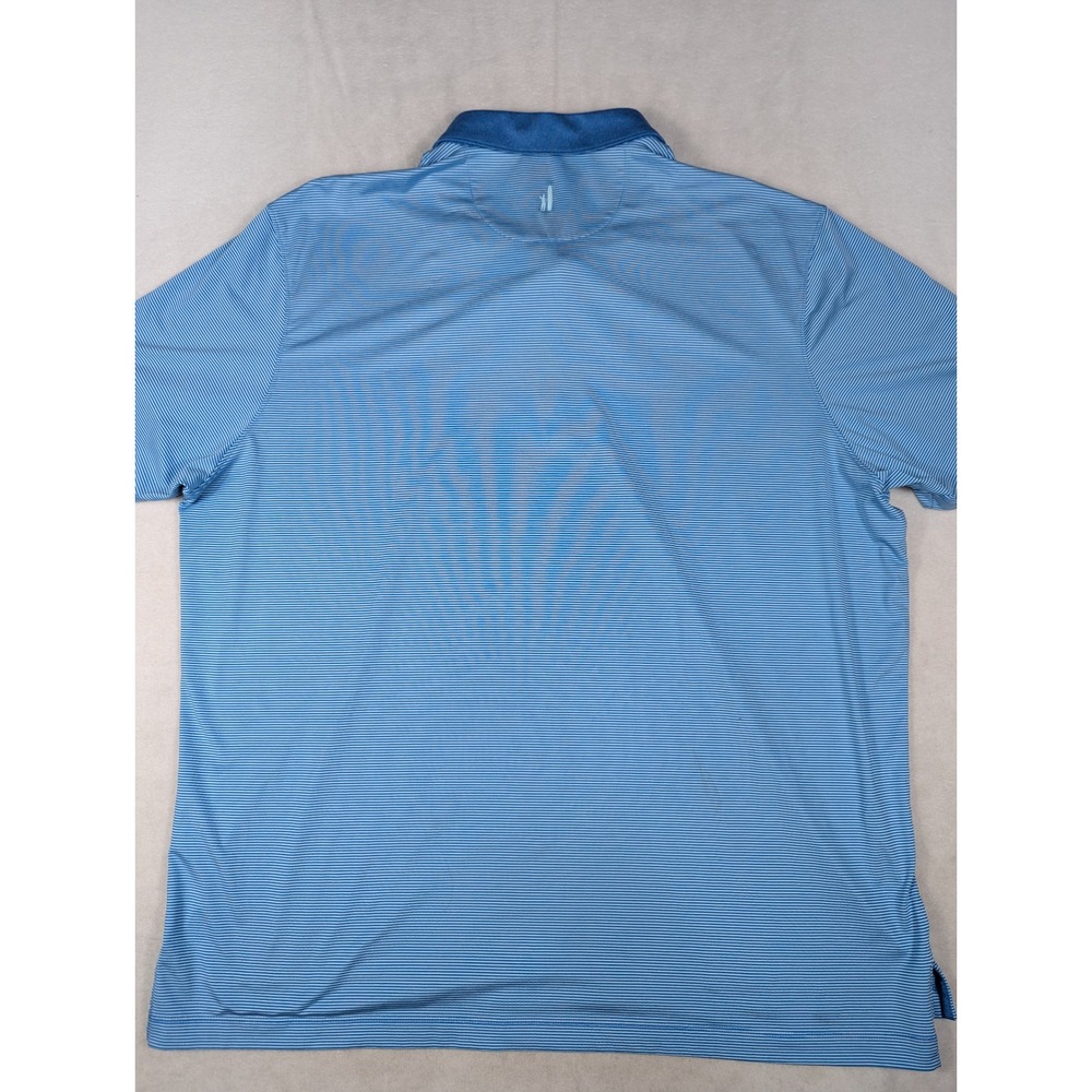 Johnnie-O Walsh Performance Golf Polo UPF 50 Moisture Wicking Striped Mens XXL - Picture 3 of 7